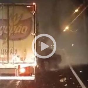 Vídeo mostra momento do grave acidente que matou três pessoas na BR-470 | Foto: Redes sociais/Reprodução