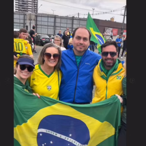 Em Criciúma, Carlos Bolsonaro e deputados participam de manifestação l Foto: Divulgação / Redes sociais