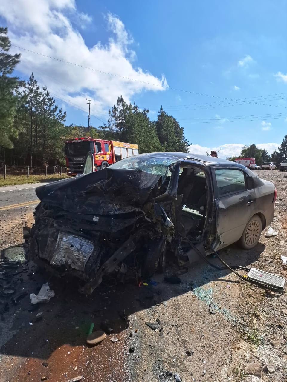 Colisão deixa dois mortos na BR-280 em SC