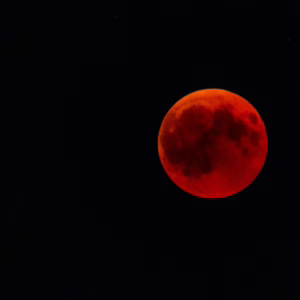 Lua de sangue em setembro promete espetáculo no céu. - Foto: Imagem Ilustrativa/Canva/Reprodução