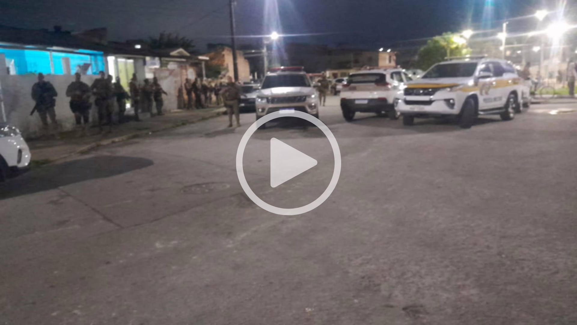 VÍDEO: suspeito armado morre em confronto com a PM em Florianópolis | Imagem: Divulgação 