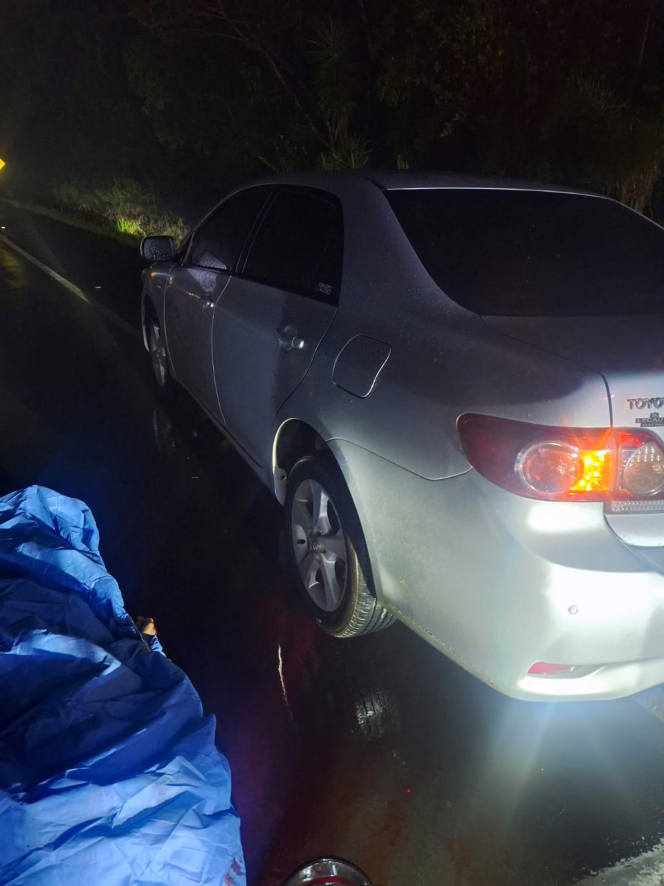 Motociclista morre após ser atropelado por carro na SC-283