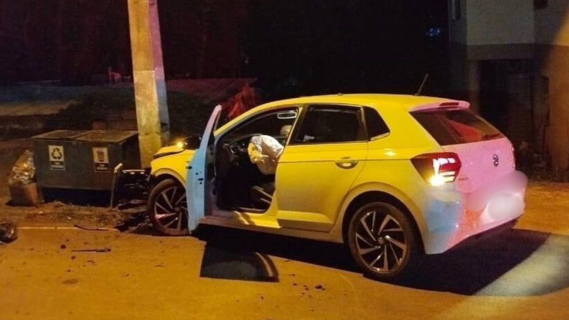 Caso ocorreu na madrugada de domingo (17) | Imagem: PM/Reprodução