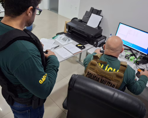 Operação do GAECO investiga corrupção em contratos de asfalto em SC | Imagem: MPSC/Reprodução