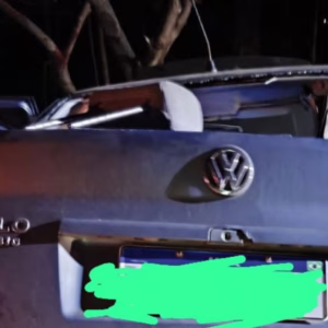 Motorista fica preso em carro após acidente na SC-163 - Imagem: reprodução/ CBMSC