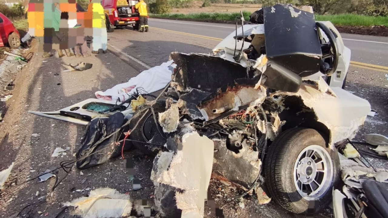 Grave acidente na BR-470 deixa dois mortos em Curitibanos | Foto: 2º BBM