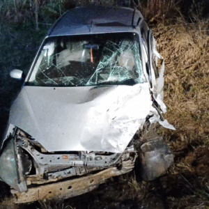 Acidente grave deixa um morto e três feridos na BR-282 em Bom Retiro | Foto: 5º BBM