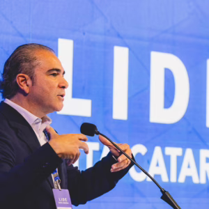 Presidente do LIDE RS SC apresenta na Índia, o ecossistema de Inovação do Sul do Brasil | Foto: Divulgação
