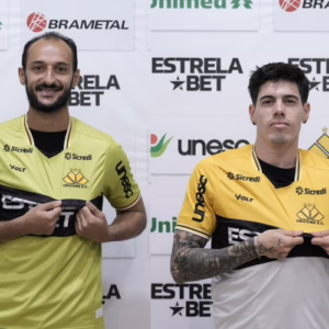Criciúma oficializa as chegadas de Axel Lopes e Benjamín Borasi