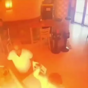 Cliente ateia fogo em restaurante após acabar a maionese | Foto: Reprodução/SBT News