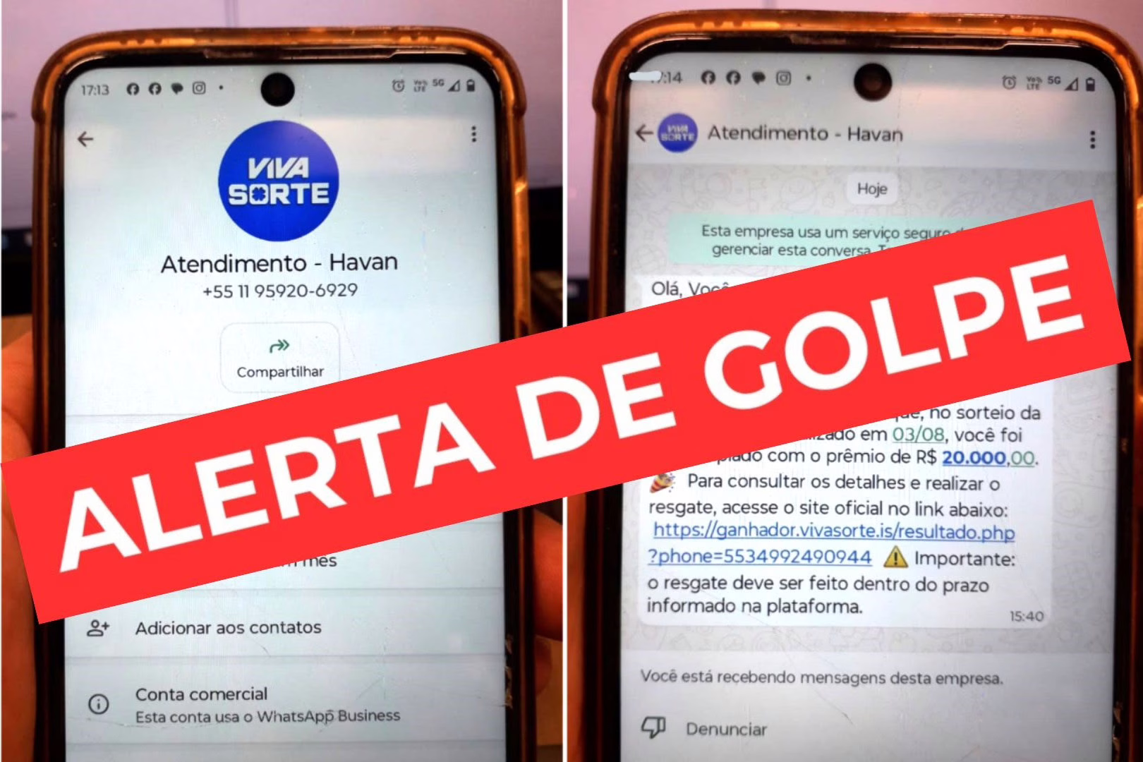 Luciano Hang alerta para novo golpe no WhatsApp envolvendo o nome da Havan
