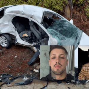 Identificado os dois jovens que morreram em acidente na BR-282 em SC | Imagem: Divulgação/Redes Sociais