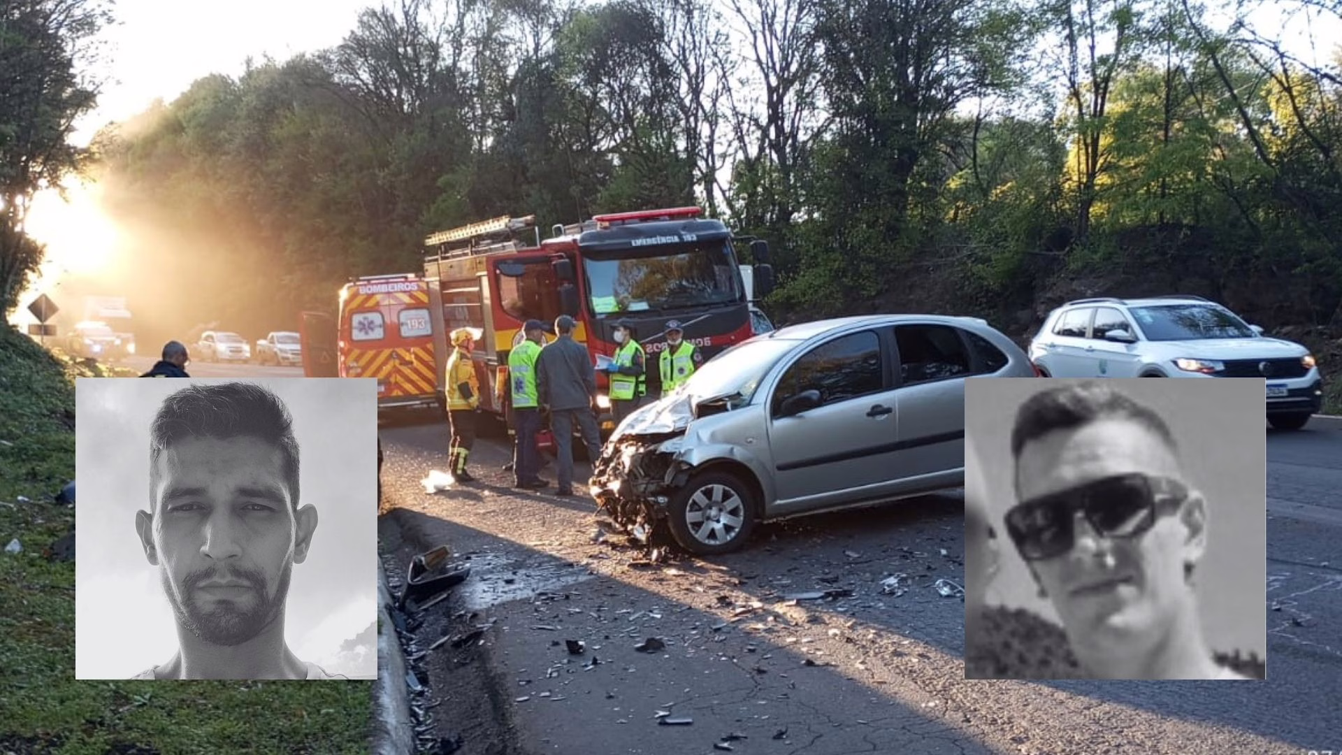 Saiba quem são as vítimas de grave acidente na BR-282 em SC; ‘amor de uma vida’ | Foto: CBMSC/Redes sociais/Reprodução