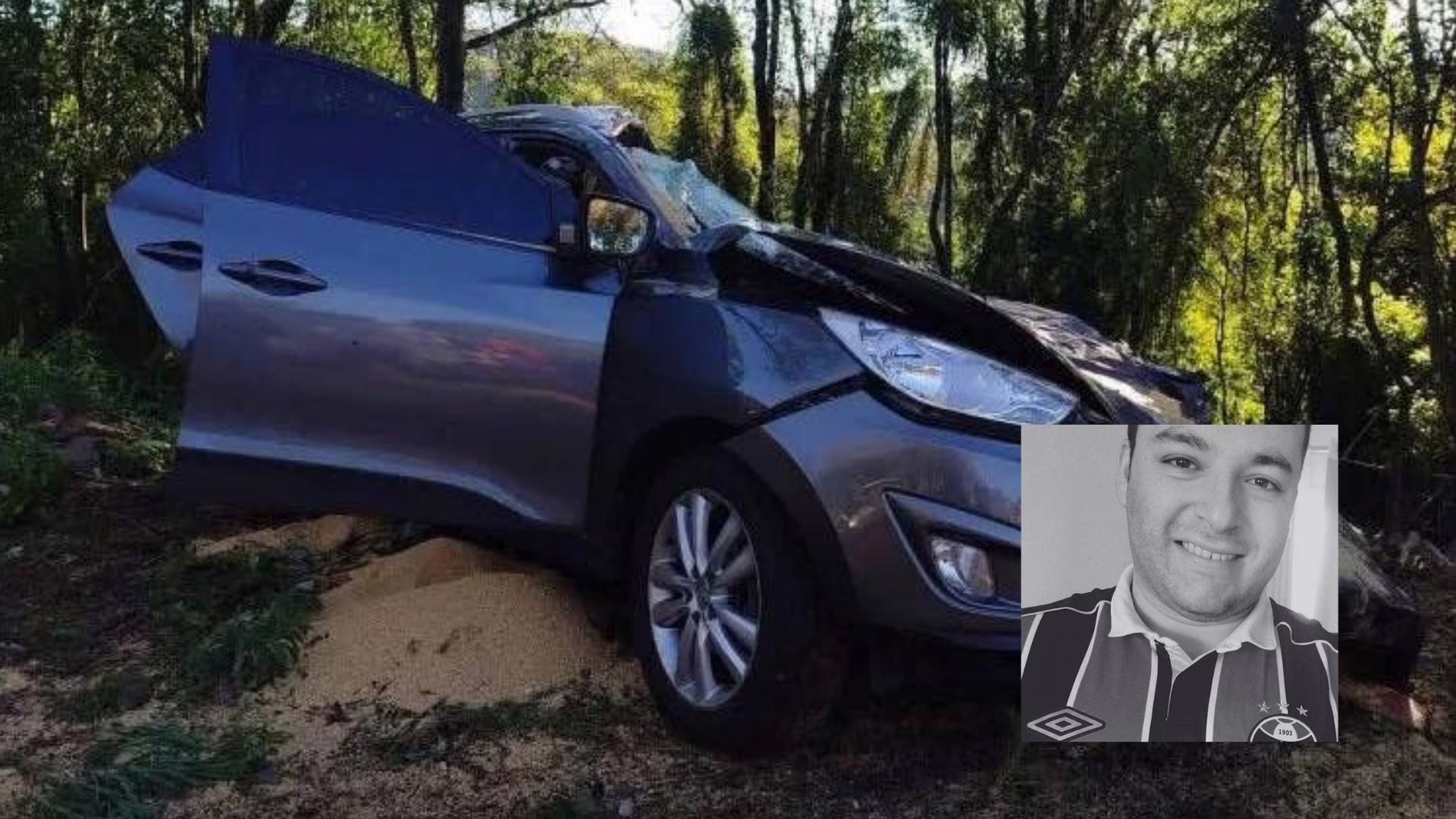 Diretor de jornal morre em grave acidente próximo à divisa de SC com RS | Foto: Redes sociais/Reprodução