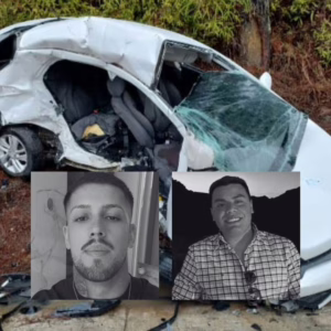 Identificados os dois jovens que morreram em acidente na BR-282 em SC | Foto: CBMSC/Redes sociais/Reprodução