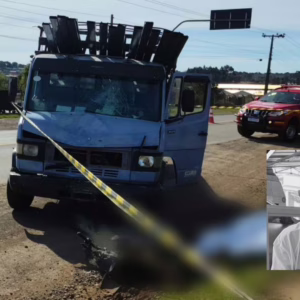 Motociclista que morreu em colisão com caminhão no Meio-Oeste de SC é identificado - Imagem: reprodução/ redes