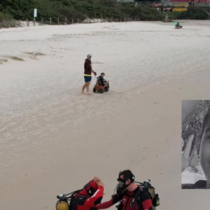 Adolescente desaparecido em praia de SC é encontrado morto | Foto: CBMSC/Redes sociais/Reprodução