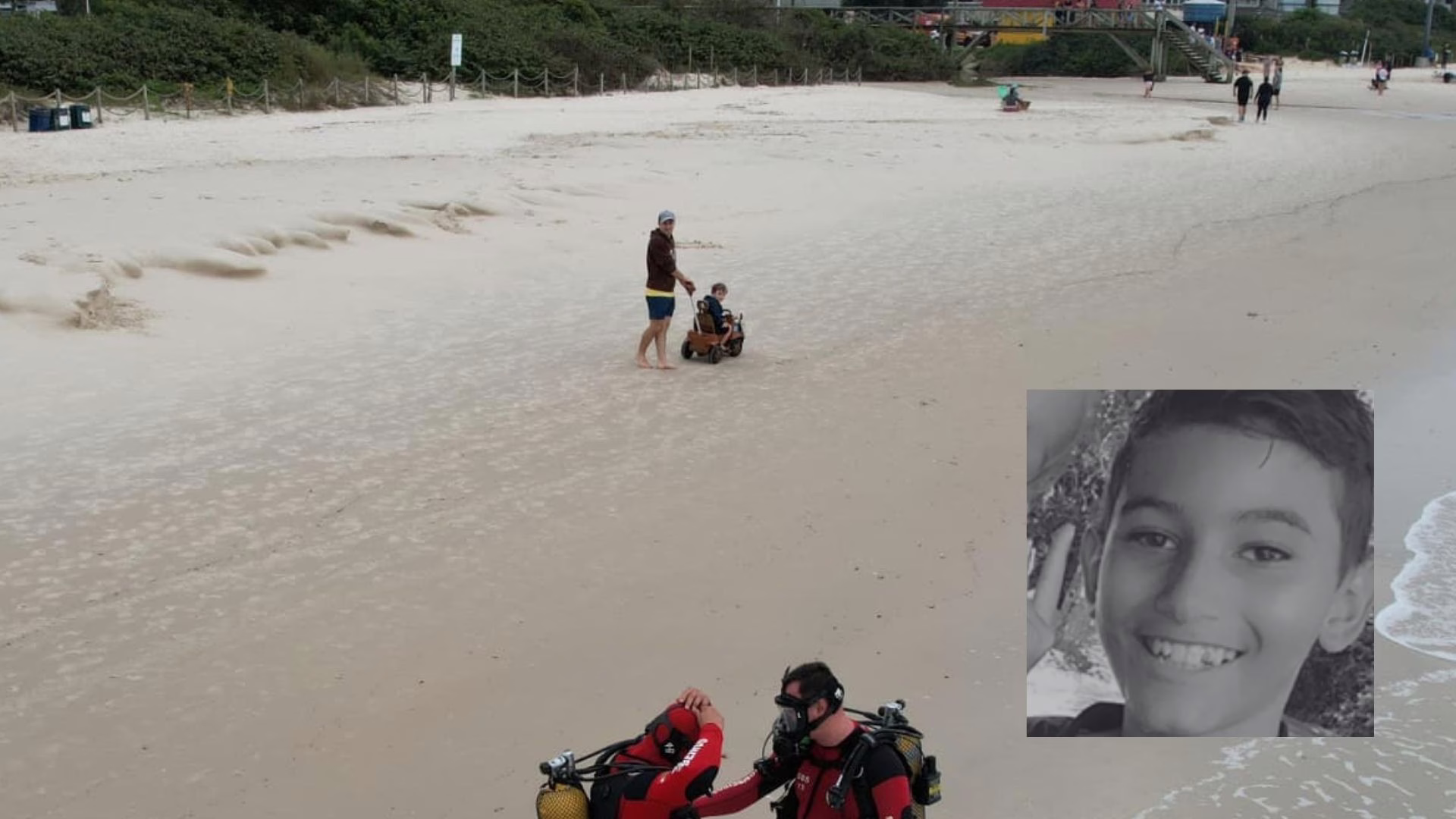 Adolescente desaparecido em praia de SC é encontrado morto | Foto: CBMSC/Redes sociais/Reprodução Adolescente desaparecido em praia de SC é encontrado morto | Foto: CBMSC/Redes sociais/Reprodução