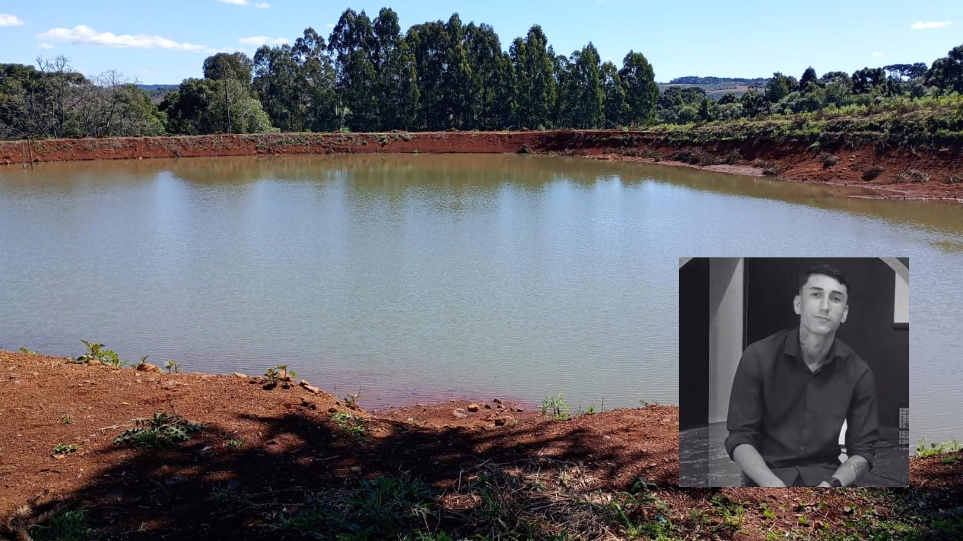 Homem de 30 anos morre afogado em açude na Serra Catarinense – Imagem: redes sociais
