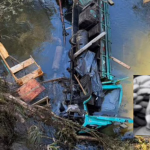 Quem era o idoso morto após caminhão cair em rio da Serra de SC