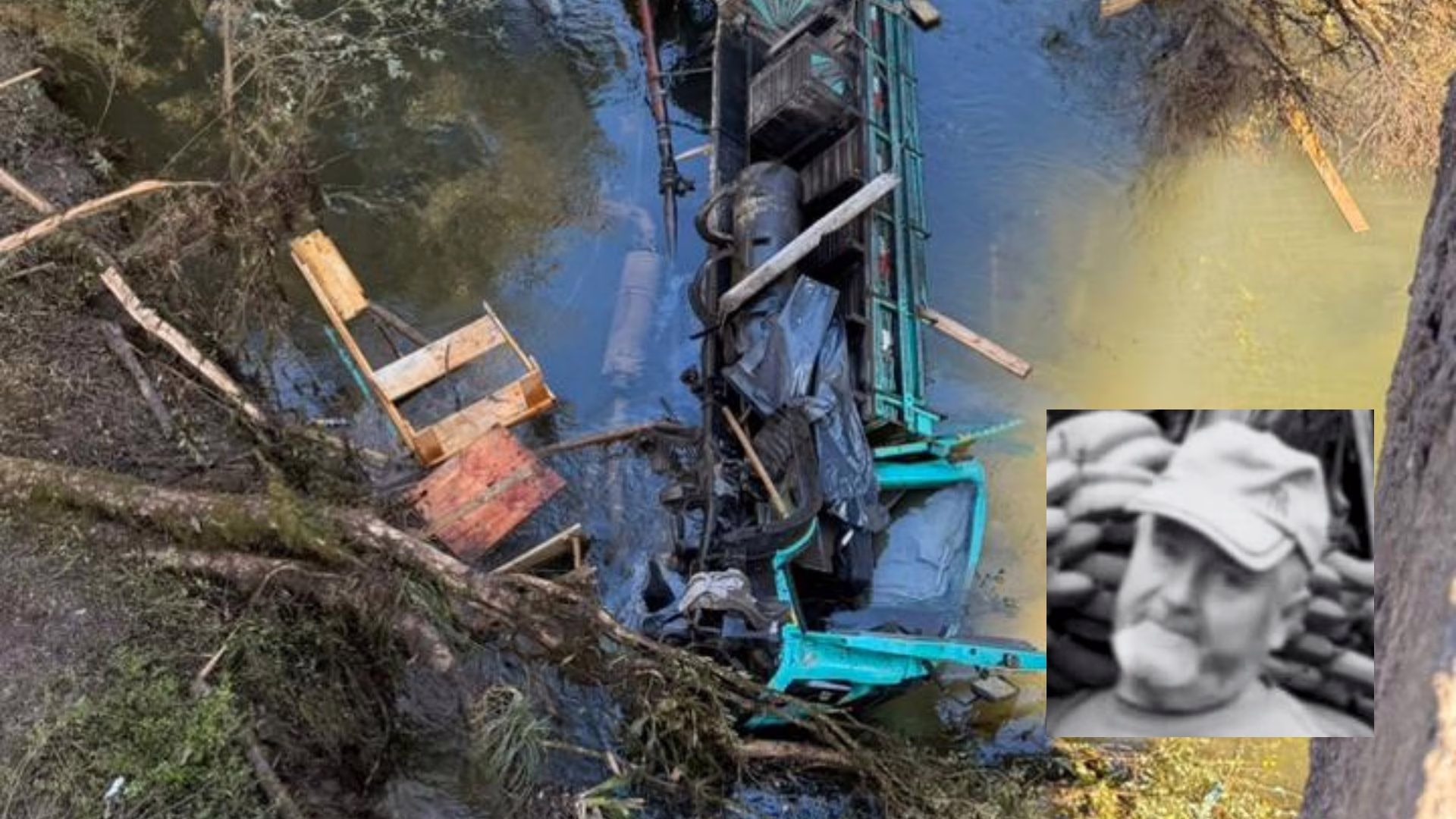 Quem era o idoso morto após caminhão cair em rio da Serra de SC | Foto: CBMSC/Redes sociais/Reprodução Quem era o idoso morto após caminhão cair em rio da Serra de SC | Foto: CBMSC/Redes sociais/Reprodução