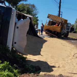 Acidente ocorreu em São Carlos | Imagem: CBMSC/Reprodução