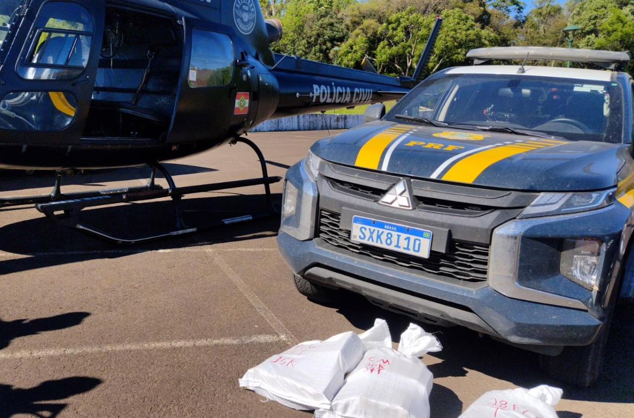 Cinco pessoas são presas com 252 kgs de maconha em SC