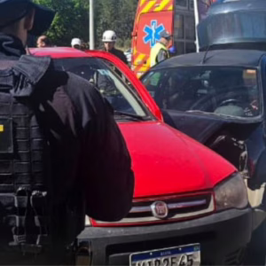 Colisão entre carros em Lages deixa duas mulheres feridas