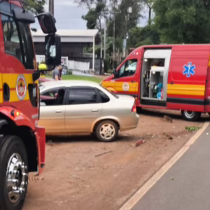 Acidente ocorreu em São João do Oeste | Imagem: CBMSC/Reprodução