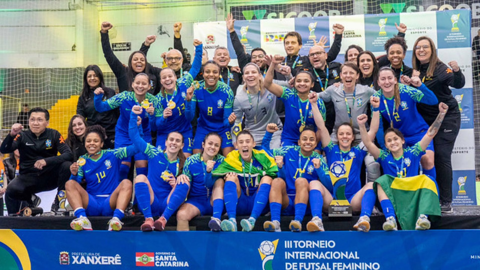 Débora Vanin estreia pelo CMB Futsal no Campeonato Italiano após título com a Seleção Brasileira | Foto: Divulgação