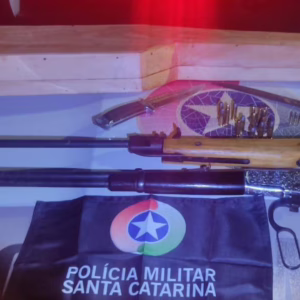 Caso ocorreu em Galvão, Oeste catarinense | Imagem: PM/Reprodução