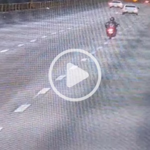 Motociclista morre em um grave acidente em túnel de Florianópolis | Foto: reprodução. 