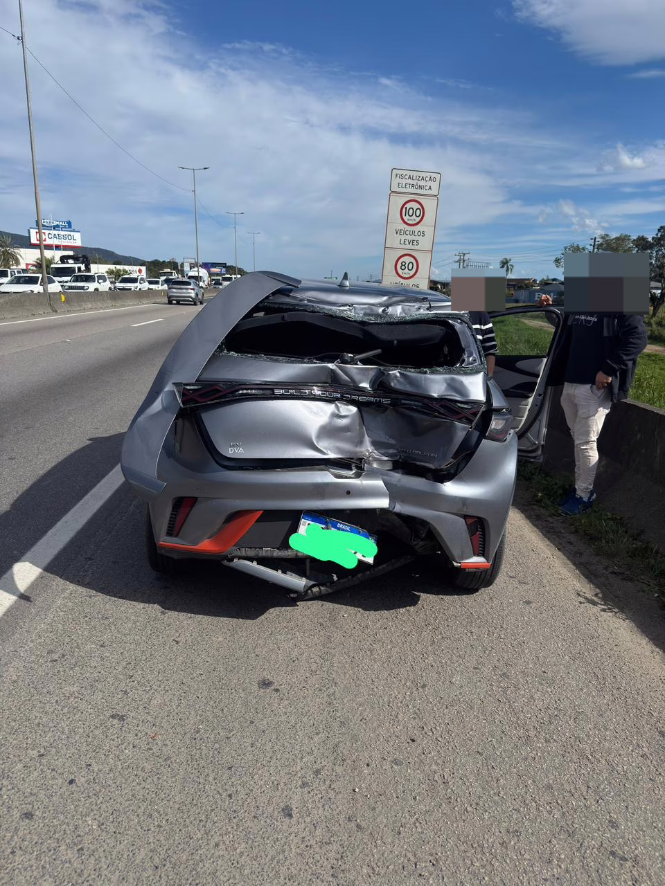 Motociclista morre após colisão traseira na BR-101 em SC