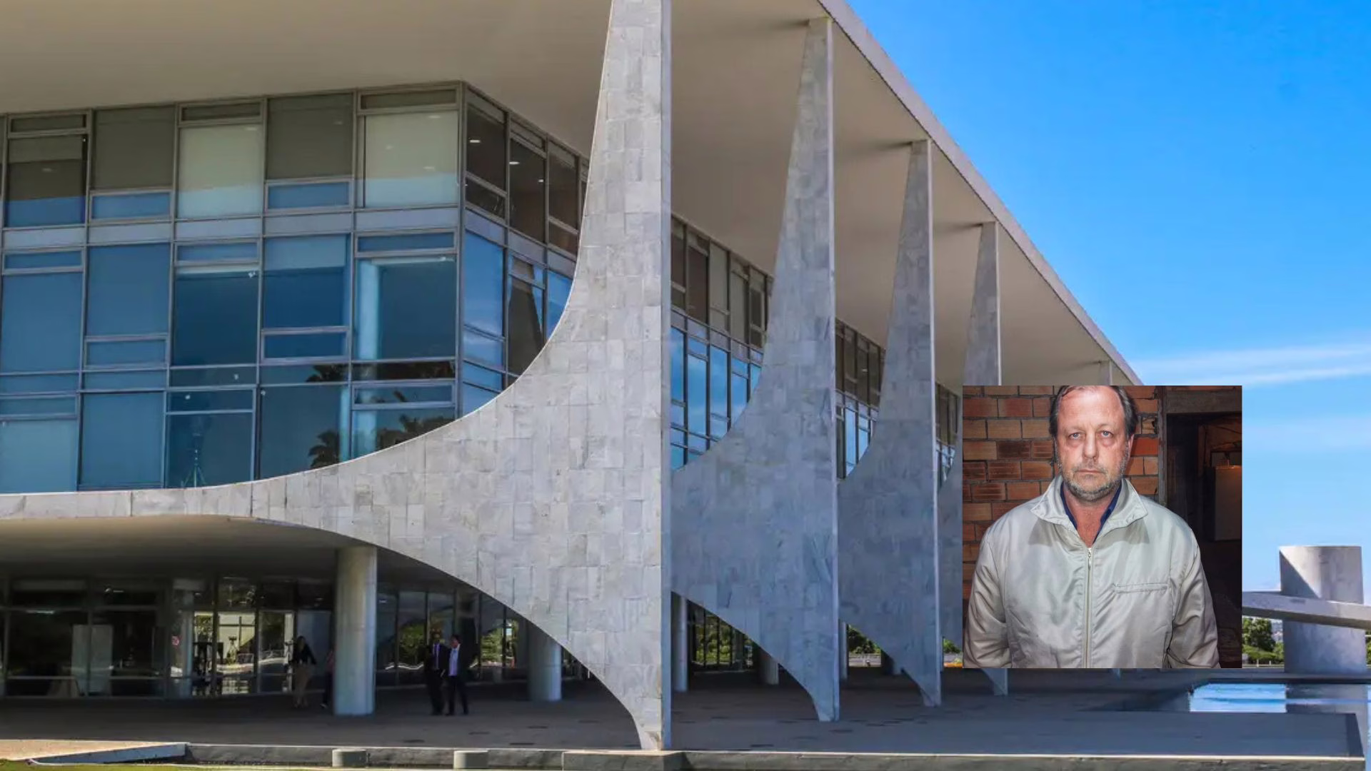 Catarinense tenta invadir Palácio do Planalto e é contido com balas de borracha – Imagem: redes sociais