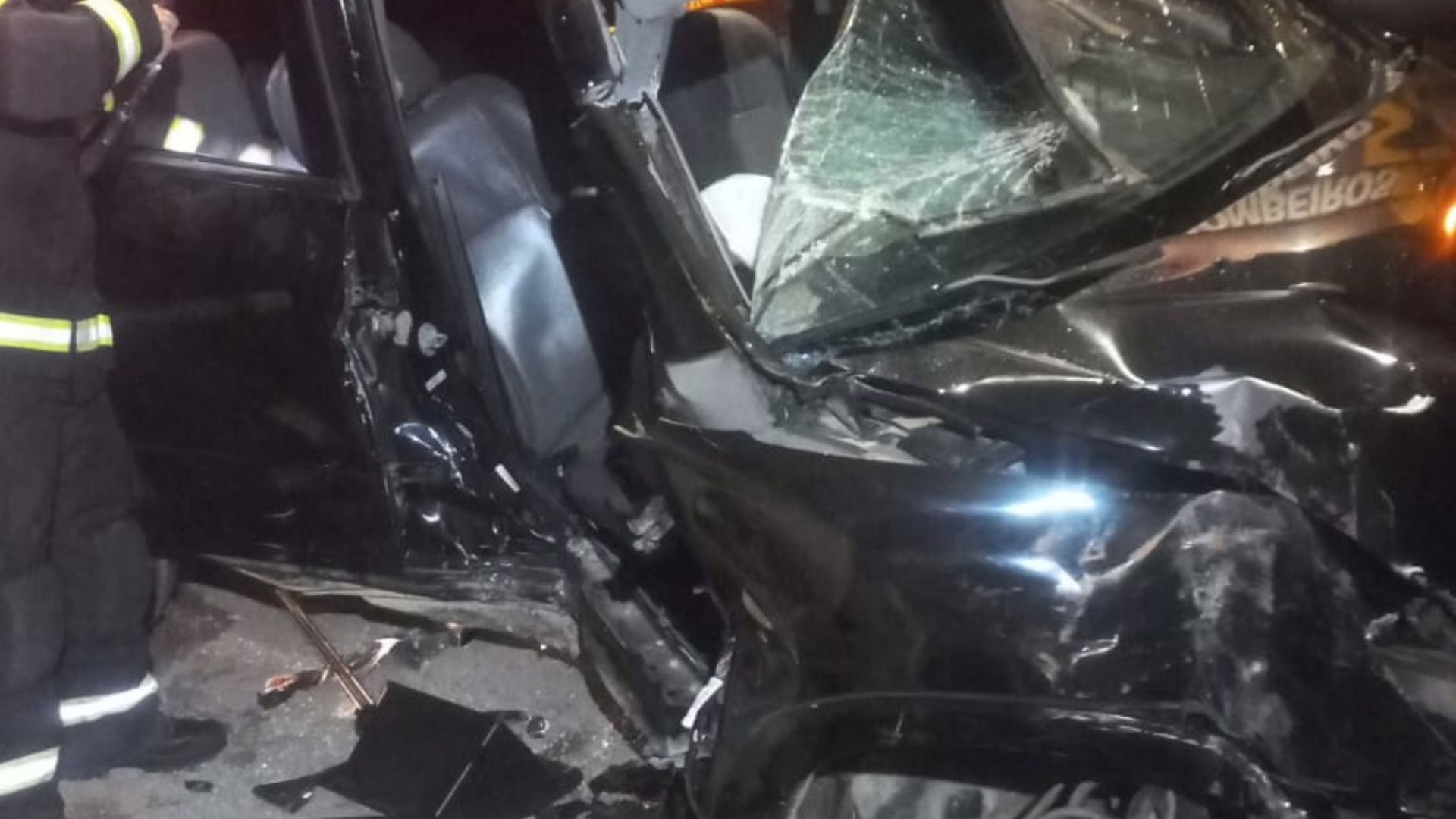 Jovem morre em acidente de carro em SC um dia após completar 28 anos – Imagem: cbmsc