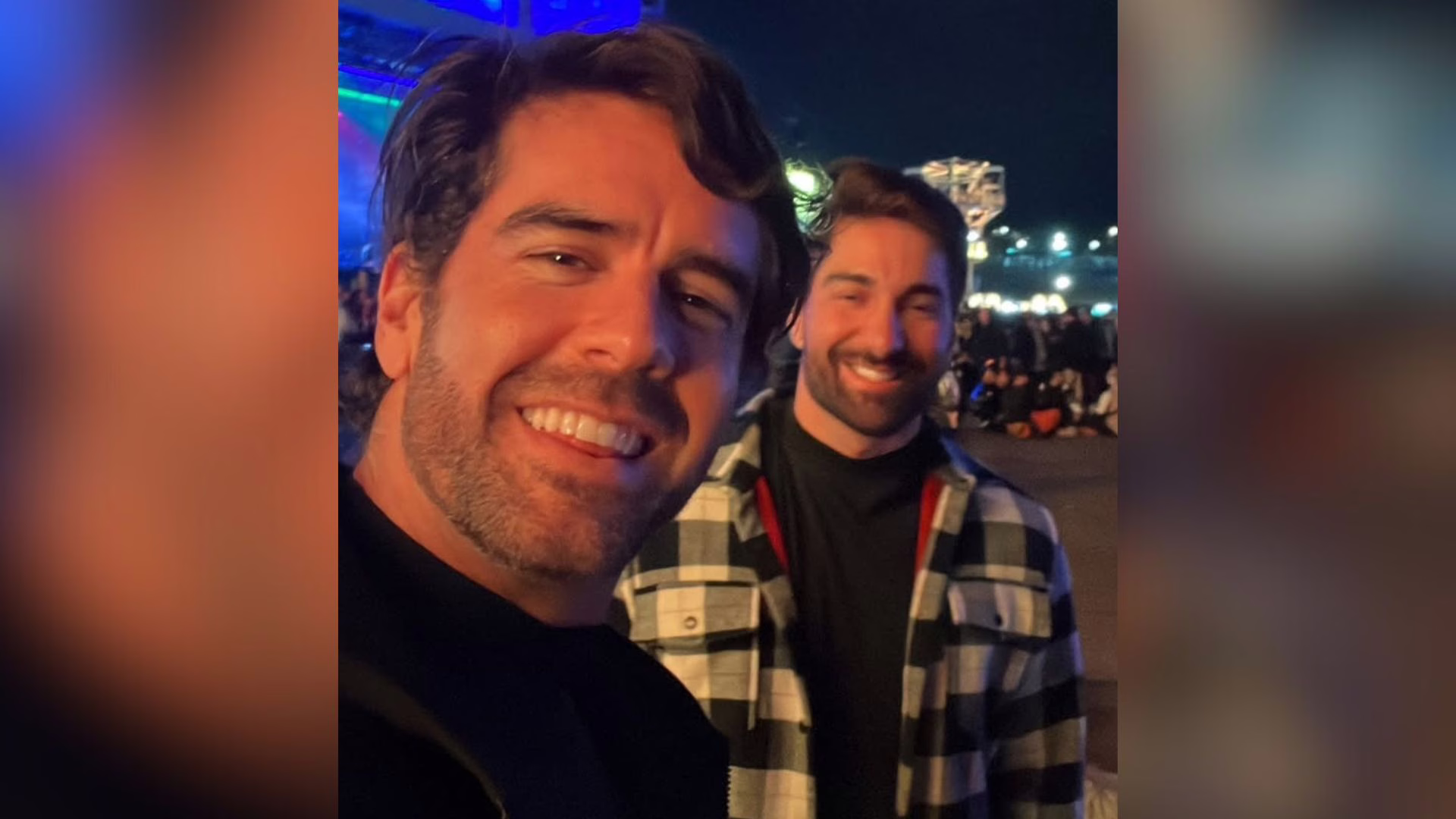 Ator famoso revela namorado catarinense em festival de música; saiba quem é | Foto: Redes sociais/Reprodução