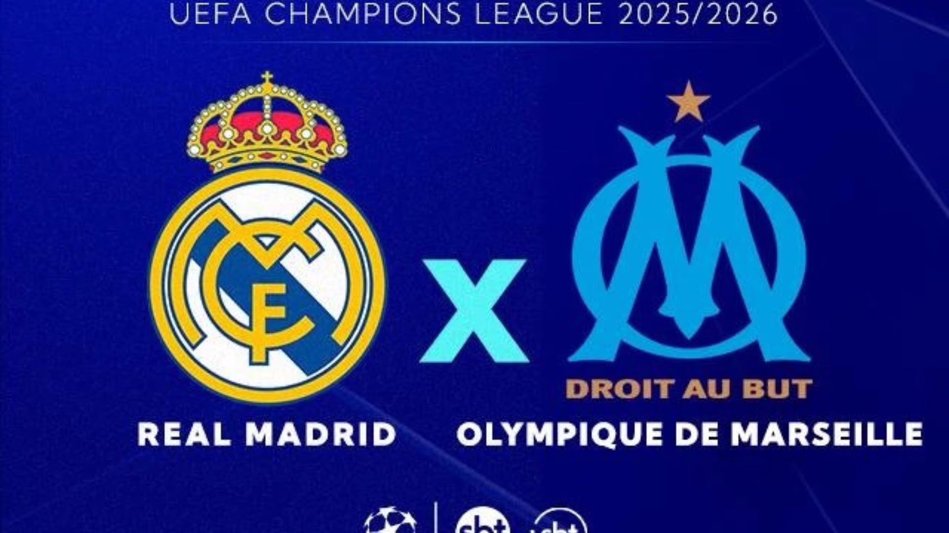 Real Madrid x Olympique de Marselha onde assistir, horário e prováveis escalações pela Champions League.| Foto:Divulgação SBT Real Madrid x Olympique de Marselha onde assistir, horário e prováveis escalações pela Champions League.| Foto:Divulgação SBT
