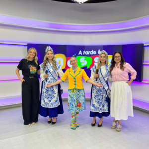 Realezas da Festa da Marejada participam do programa ‘A Tarde é Nossa’ | Foto: SCC10