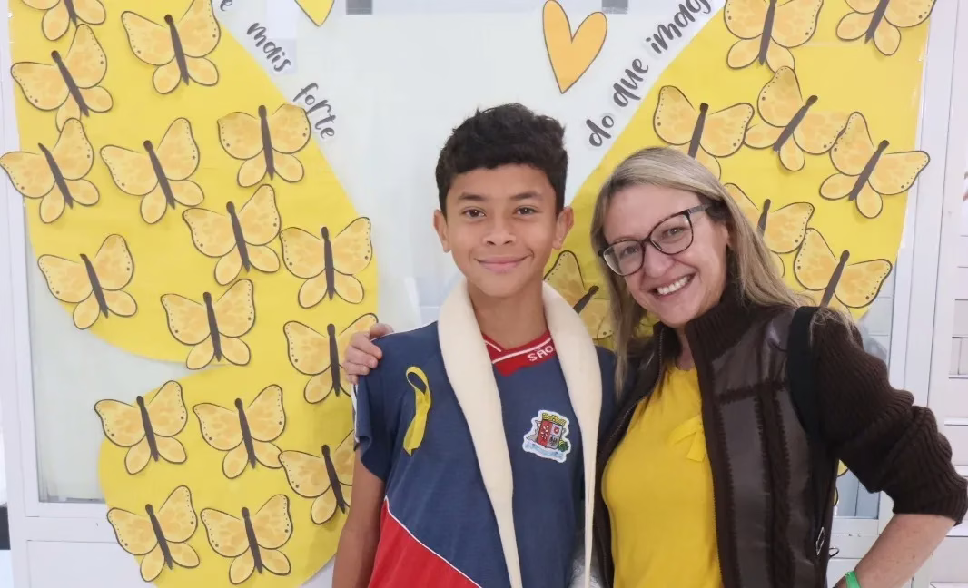 Setembro Amarelo: alunos se emocionam com mensagens das famílias em escola de SC
