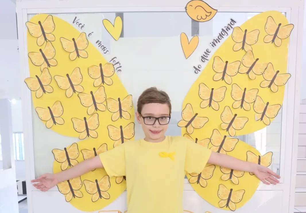 Setembro Amarelo: alunos se emocionam com mensagens das famílias em escola de SC