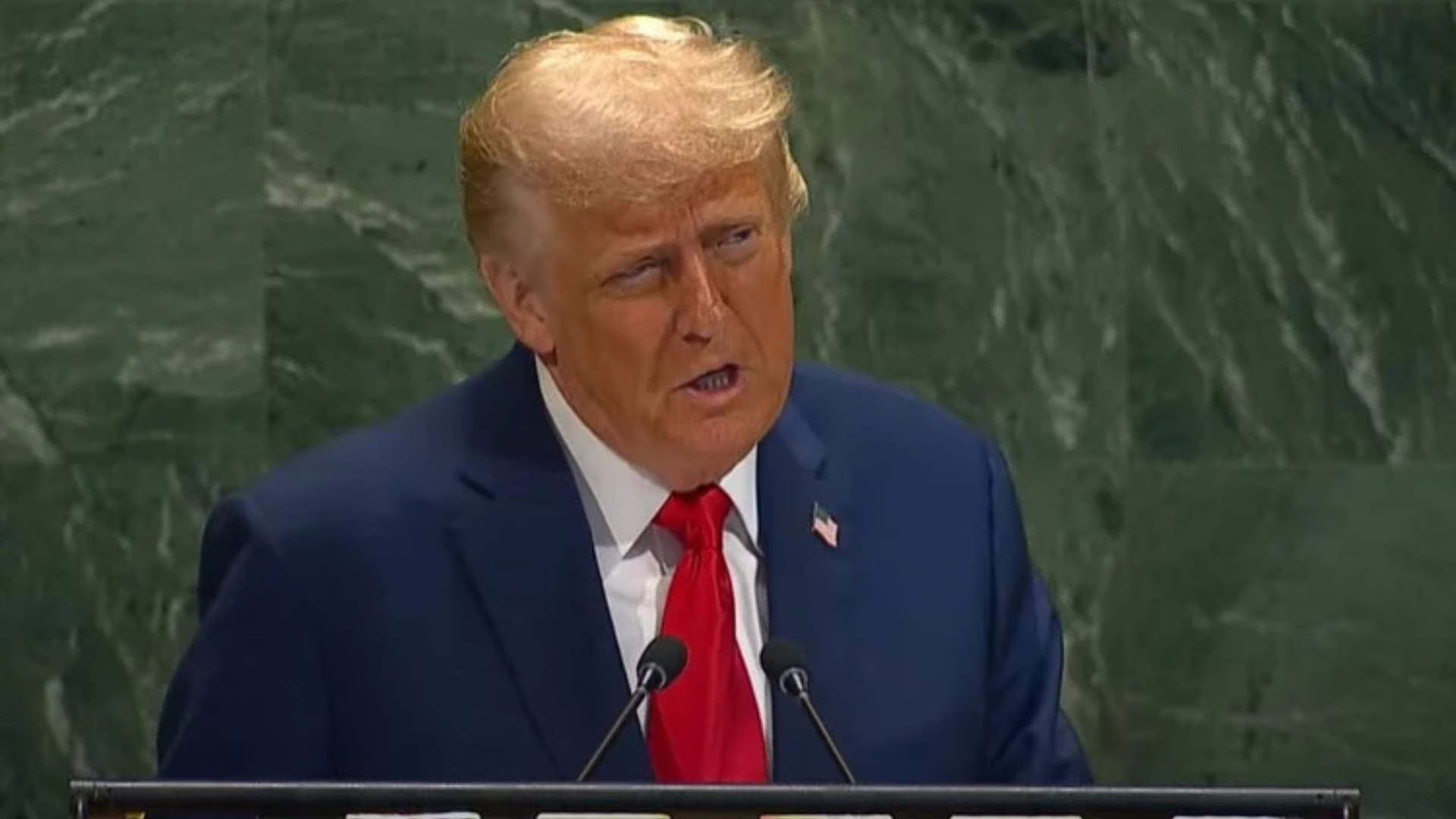 ‘Um homem muito agradável’ disse Trump sobre Lula em discurso da ONU | Foto: SBT News/Reprodução