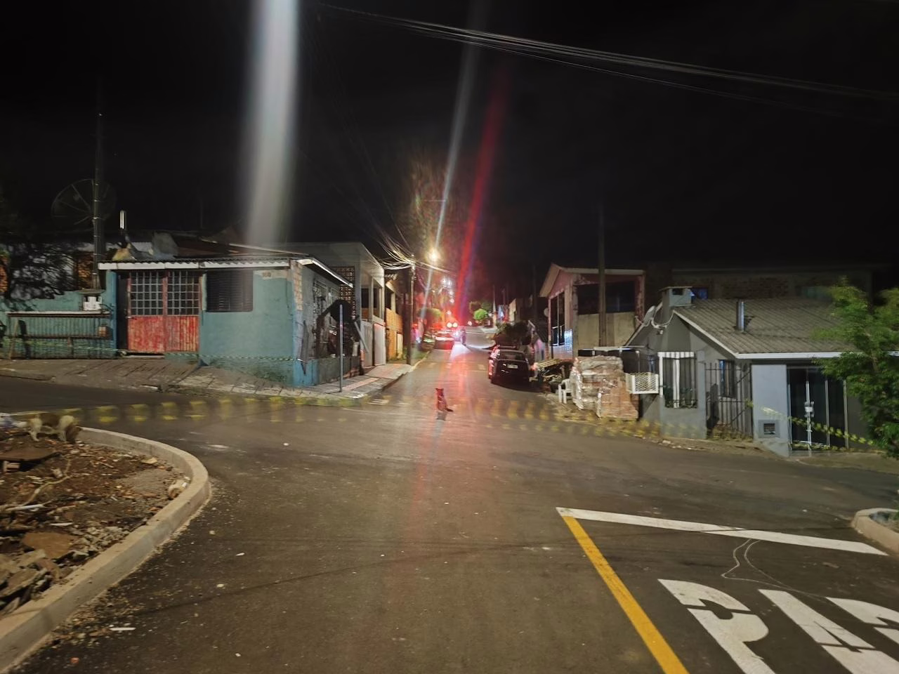 Pai é atacado a golpes de faca pelo próprio filho em SC | Imagem: Polícia Militar