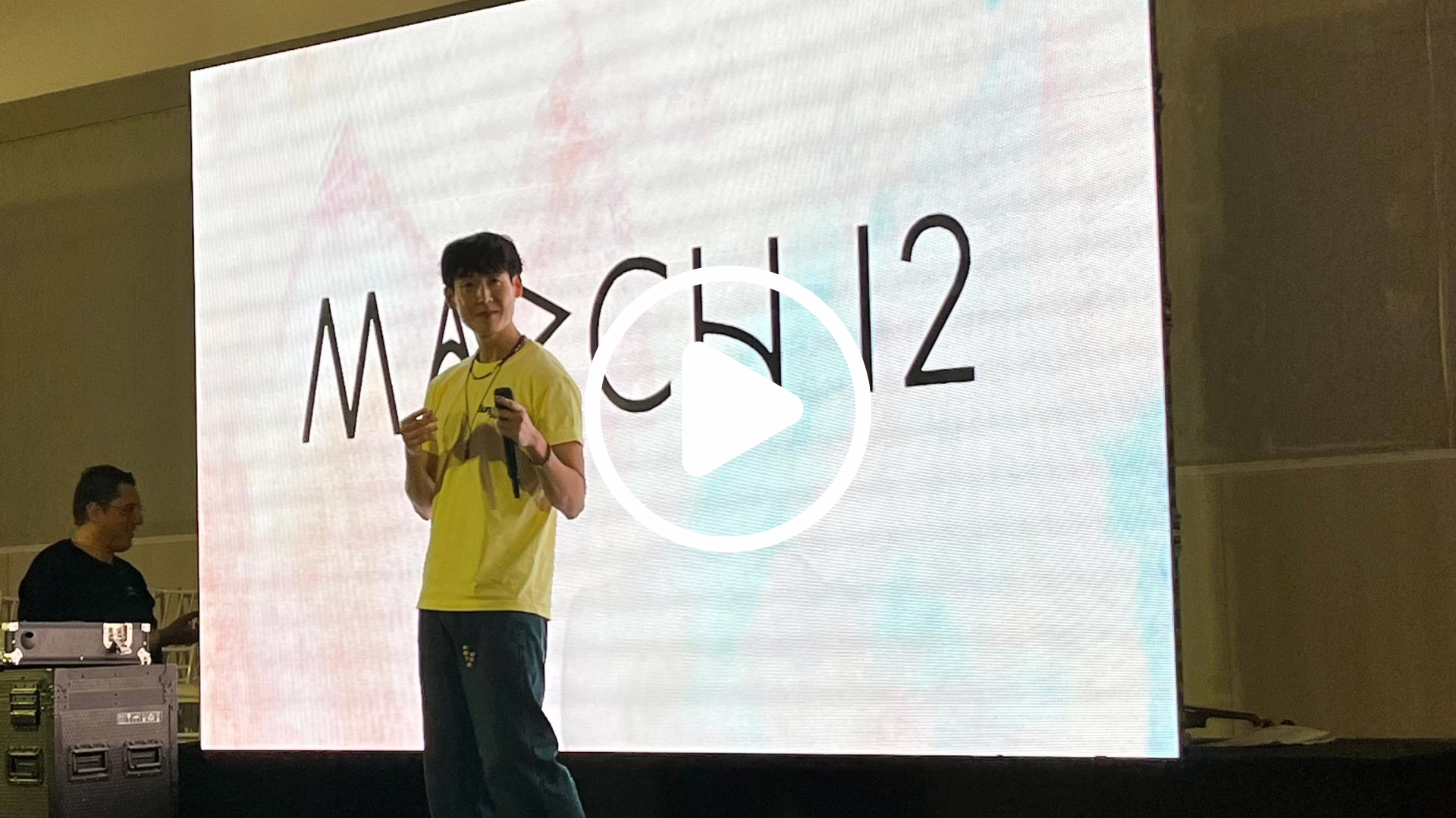 Show do cantor sul-coreano ‘March 12’ encanta público em SC | Foto: SCC10 
