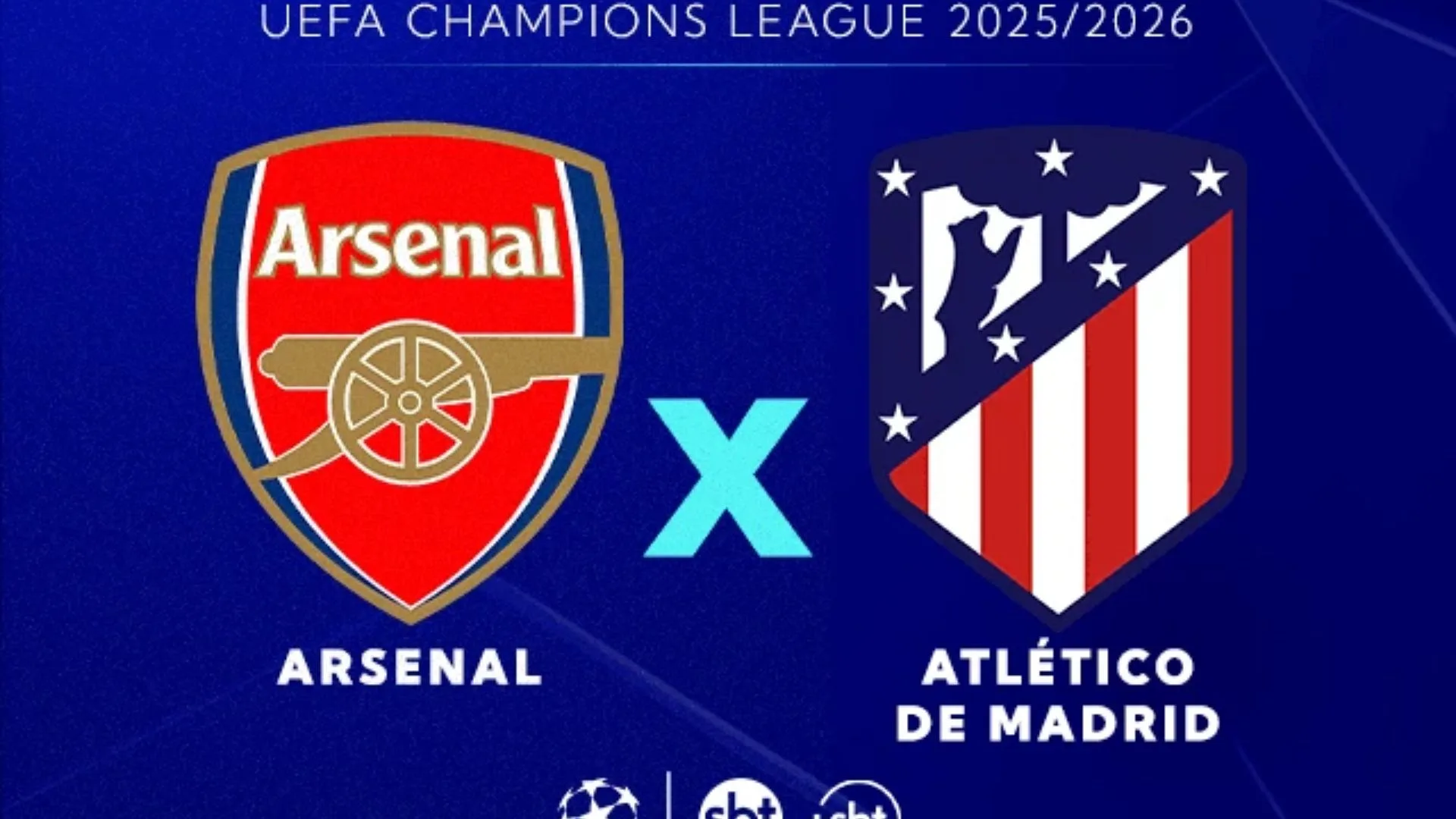 Arsenal x Atlético de Madrid hoje pela Champions League escalações, onde assistir e tudo sobre o jogo.| Foto: SBT Sports / Reprodução Arsenal x Atlético de Madrid hoje pela Champions League escalações, onde assistir e tudo sobre o jogo.| Foto: SBT Sports / Reprodução