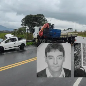 Quem era o casal que morreu em grave acidente em SC | Imagem: Divulgação Funerária São Pedro 