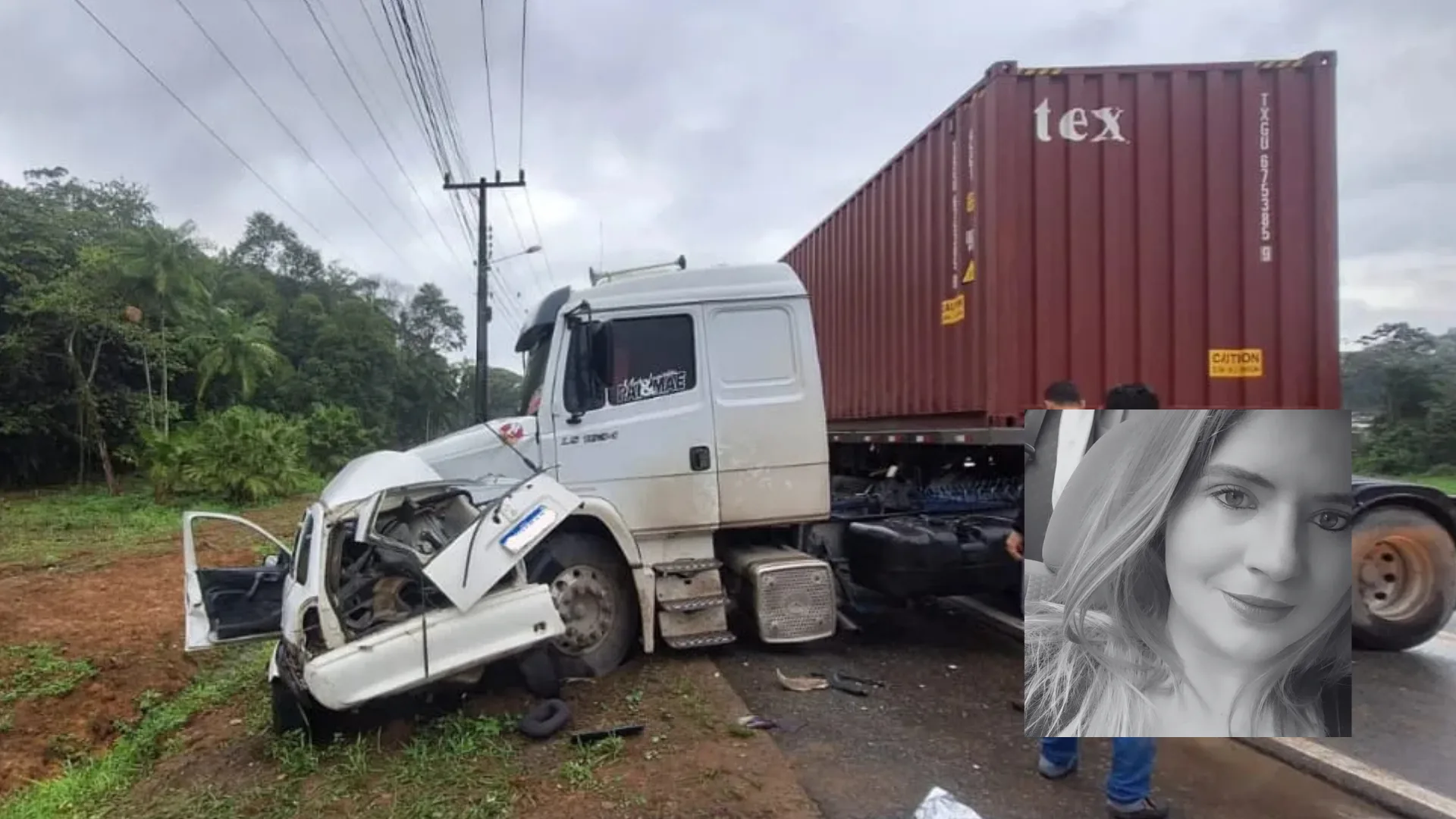 Mulher que morreu em grave acidente na SC-110 é identificada – Imagem: reprodução