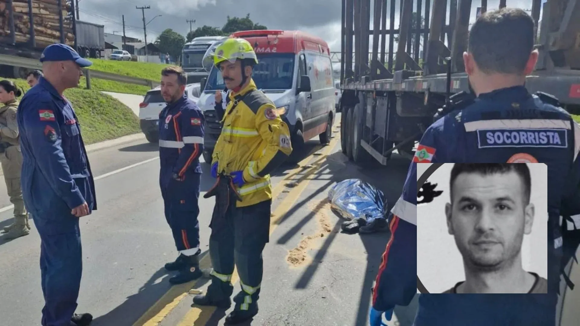 Foi identificado homem morto em atropelamento na BR-282 em Lages | Foto: Foto: Amarildo Volpato  Foi identificado homem morto em atropelamento na BR-282 em Lages | Foto: Foto: Amarildo Volpato