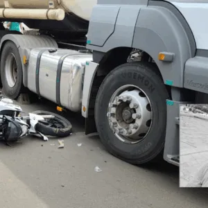 Quem era o motoboy que morreu em acidente com carreta em SC | Imagem: CBMSC / Redes Sociais