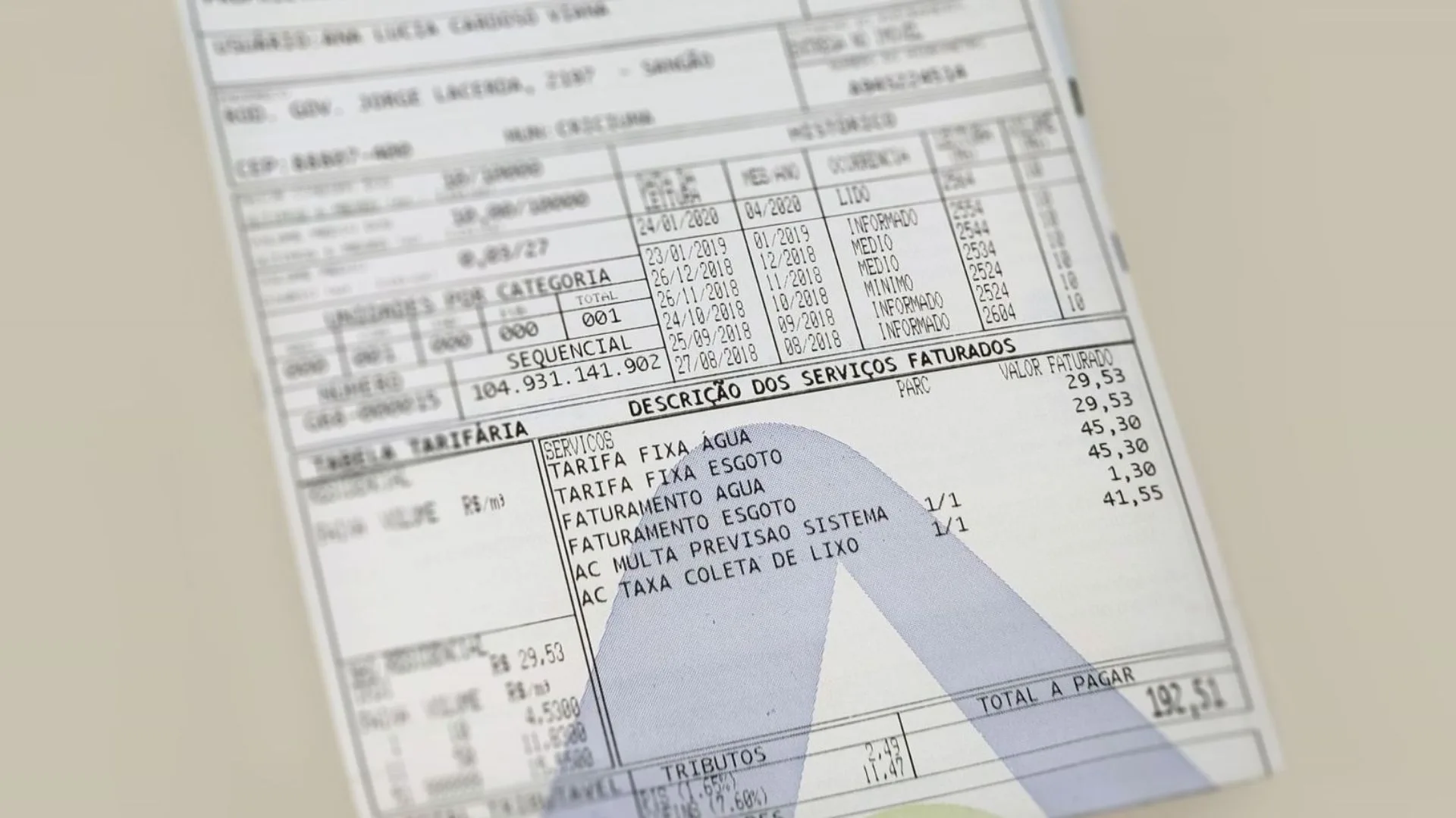CASAN anuncia redução de 4,21% nas tarifas de água e esgoto | Imagem: Casan/Reprodução