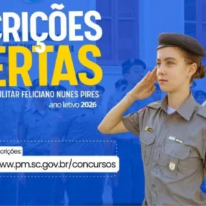 Colégio Policial Militar de Lages abre inscrições para processo seletivo 2026 | Divulgação